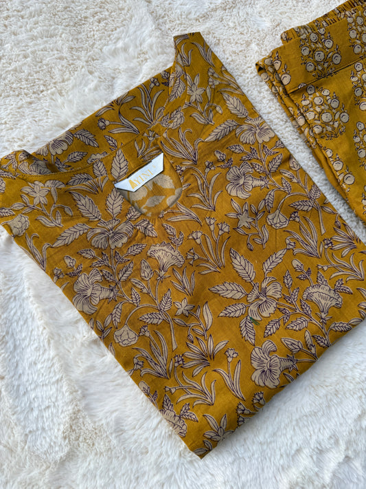 Yellow Bloom Co-ord Sets