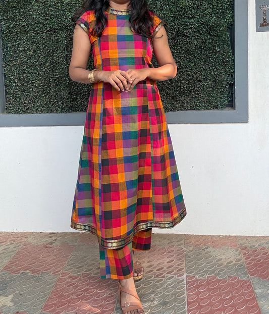 Madras checks - Aline Top & pant