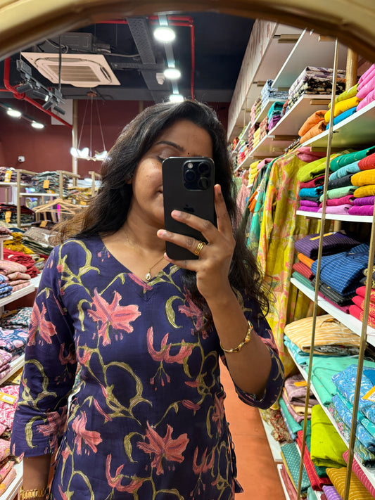 Floral Muse Short kurti
