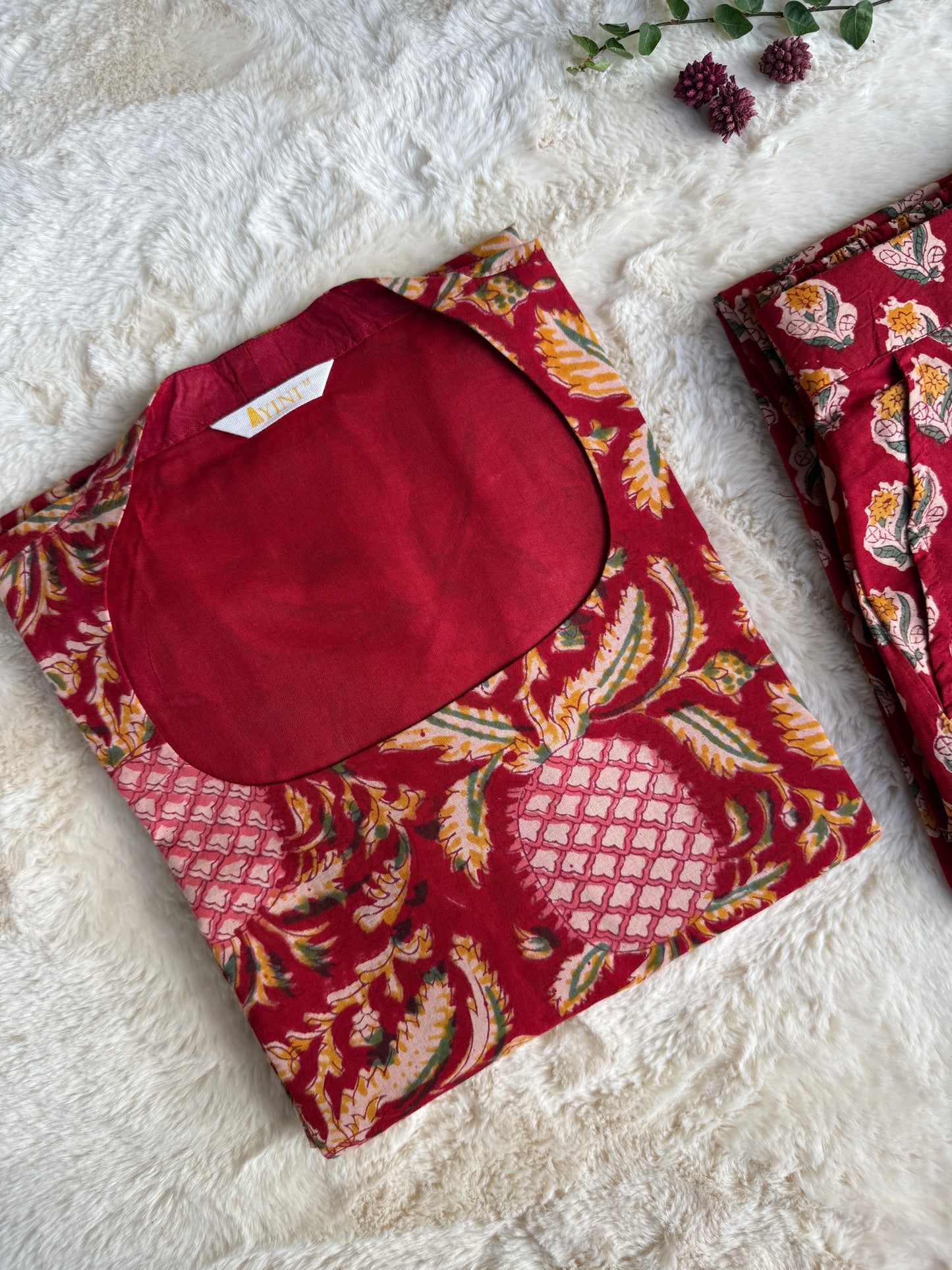 Pomegranate Muse Co-ord sets