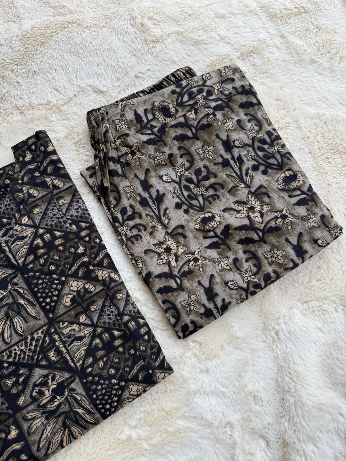 Deep Charcoal Cotton A-line Co ords