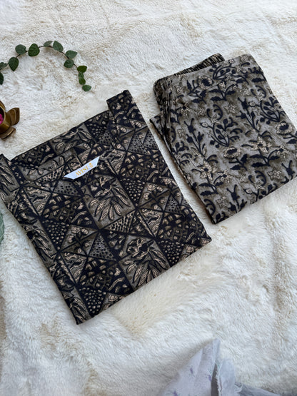Deep Charcoal Cotton A-line Co ords