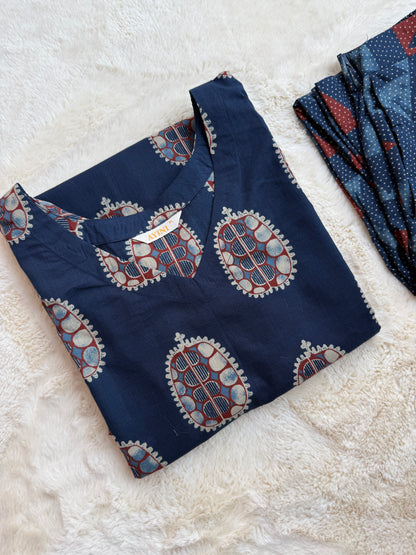 Blue Terra Print Co-ord Sets