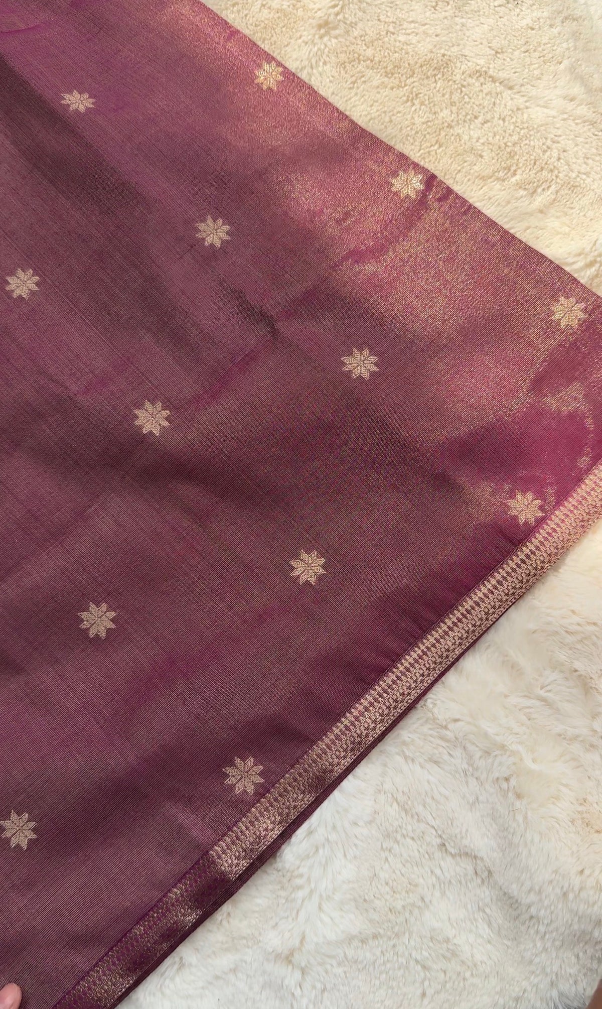 Purple Tissue Silk 2 pcs Set