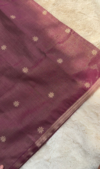 Purple Tissue Silk 2 pcs Set