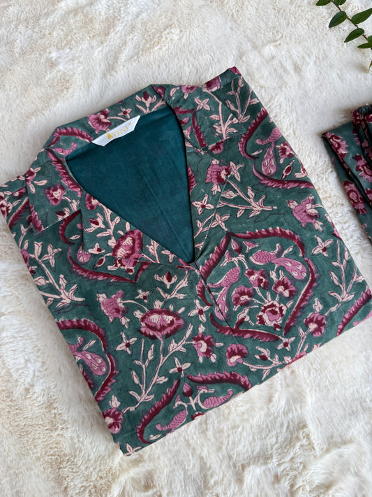 Emerald Bloom Co- ord sets