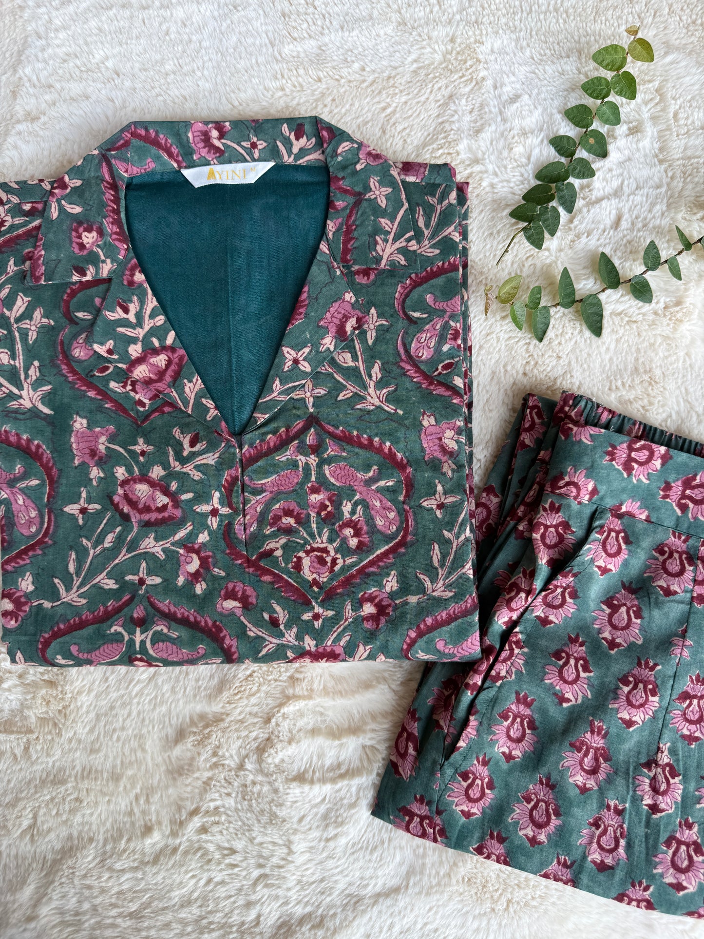 Emerald Bloom Co- ord sets