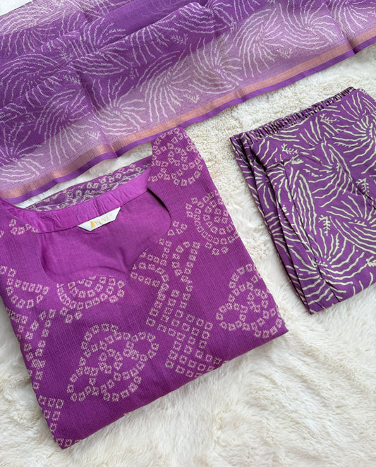 Badhini pink Dutta kota 3 pcs Set