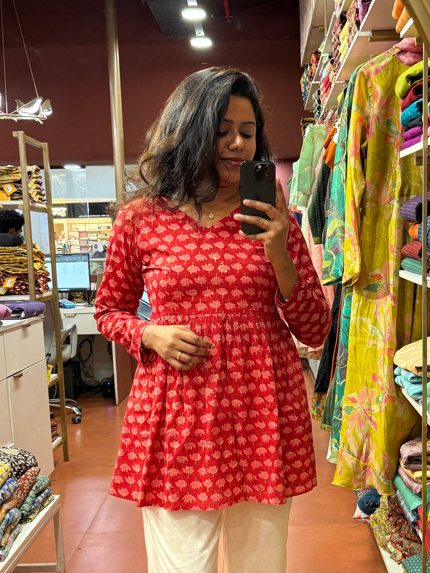 Ruby Bloom Peplum Top