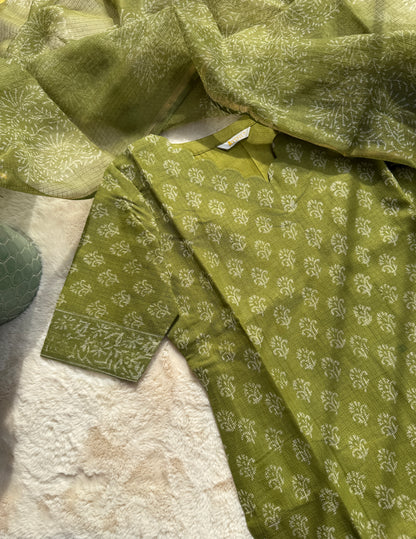 Green Dutta kota 3 pcs Set