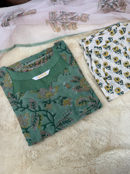 Floral kota 3 pcs Set