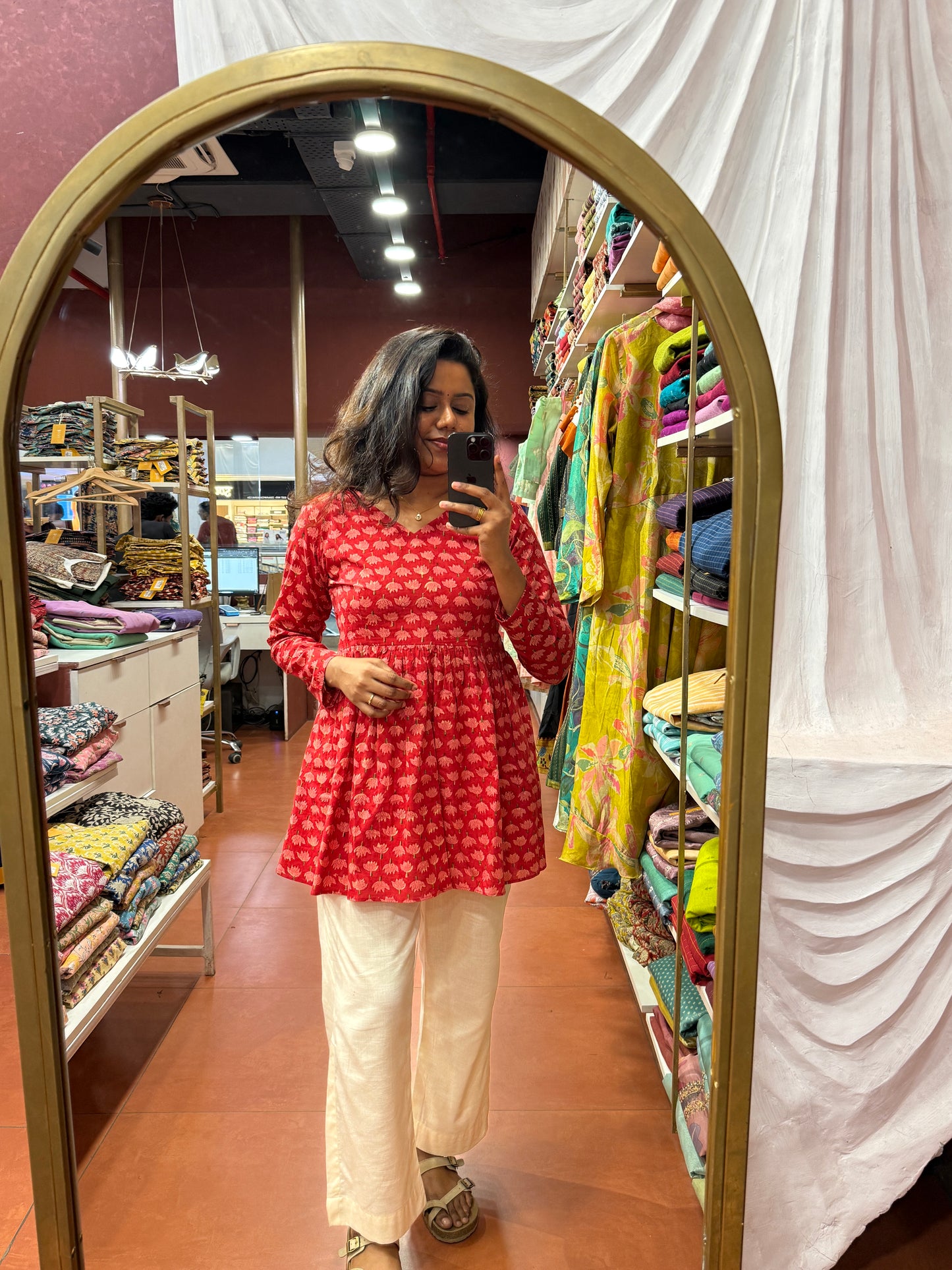 Ruby Bloom Peplum Top
