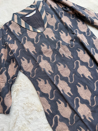 Animal Hand block Print Co-ord sets