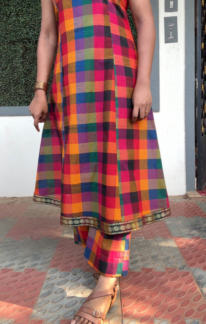 Madras checks - Aline Top & pant