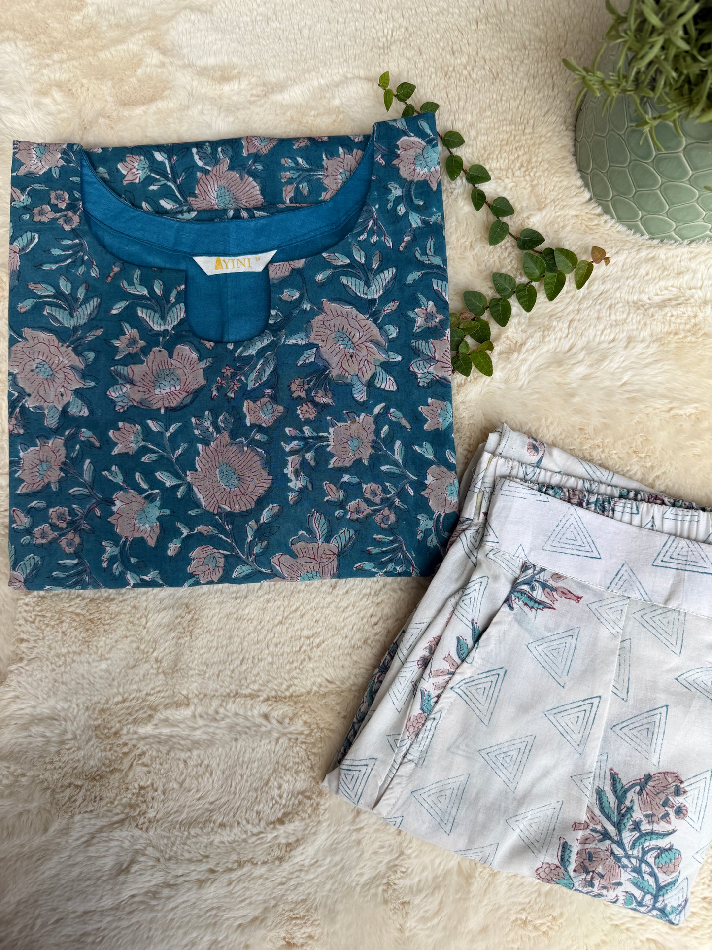Blue Bloom Floral Co-ord sets