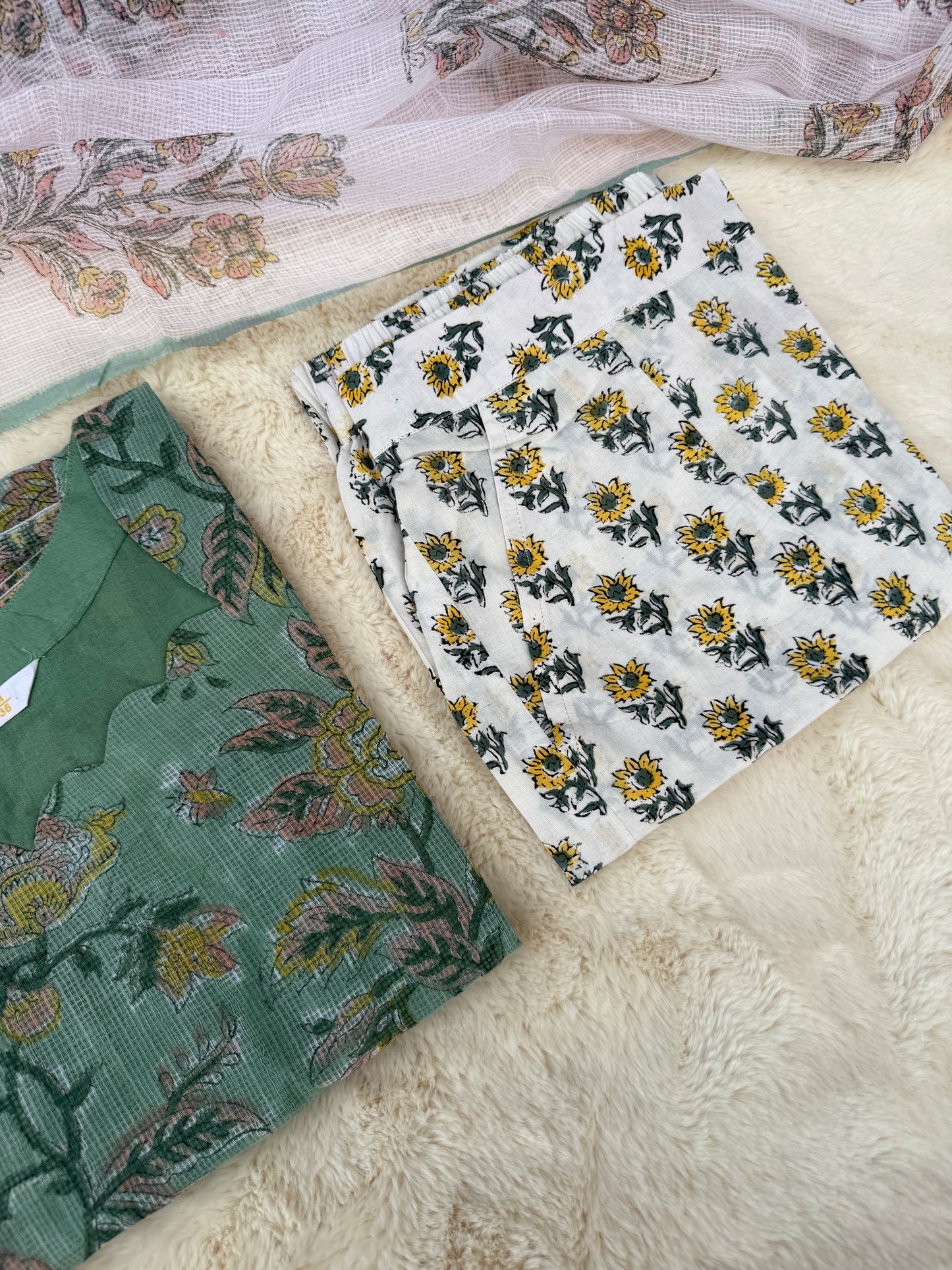 Floral kota 3 pcs Set