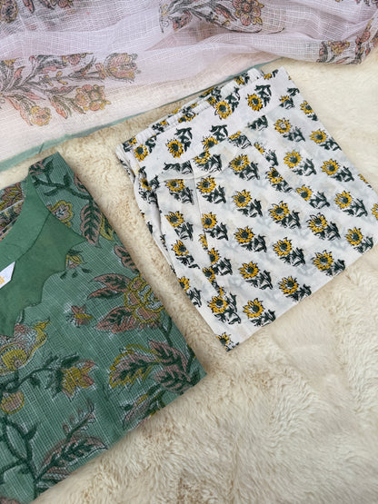 Floral kota 3 pcs Set