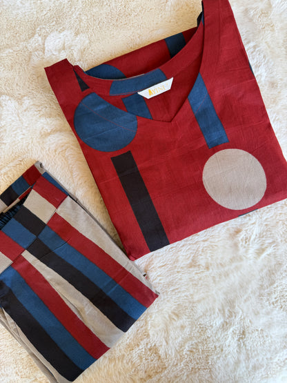 Abstract Aura Co-ord Sets