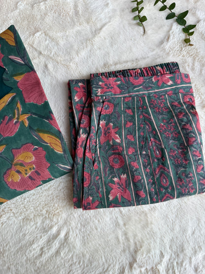 Teal Garden Co-ord sets