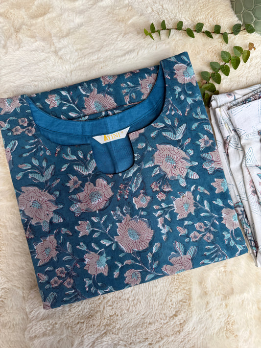 Blue Bloom Floral Co-ord sets