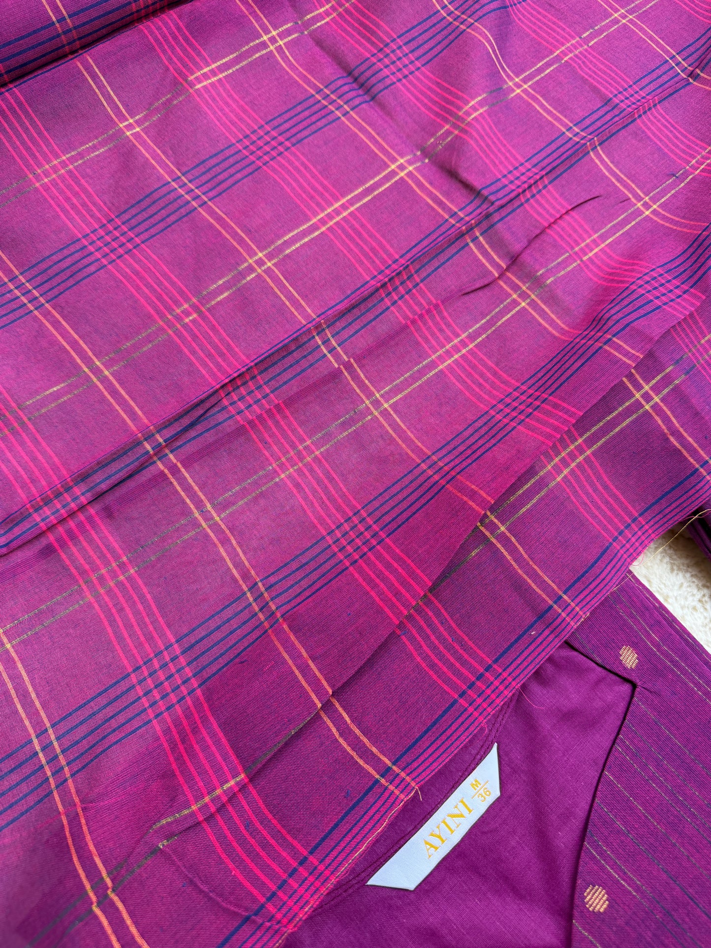 Jamun Weave Handloom 
 cotton 3 pcs Set