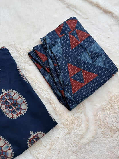 Blue Terra Print Co-ord Sets