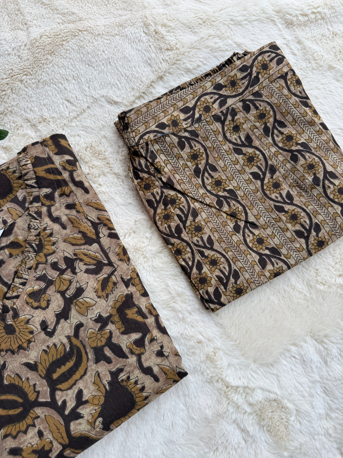 Warm Taupe Cotton A-line Co ords