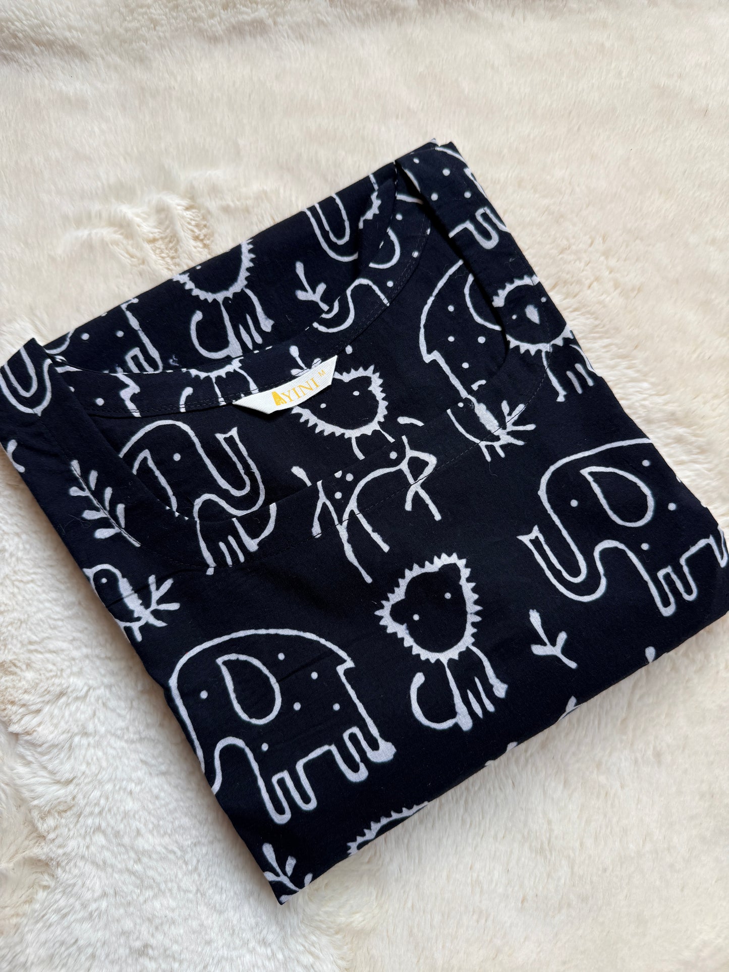 Black Short kurti
