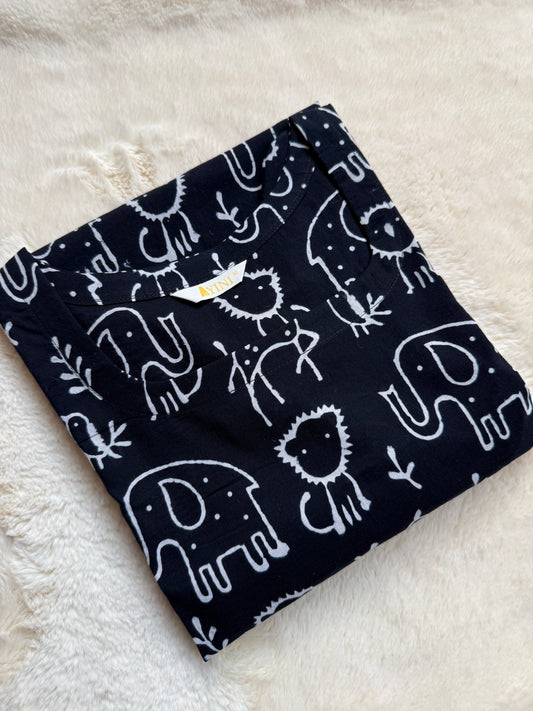 Black Short kurti