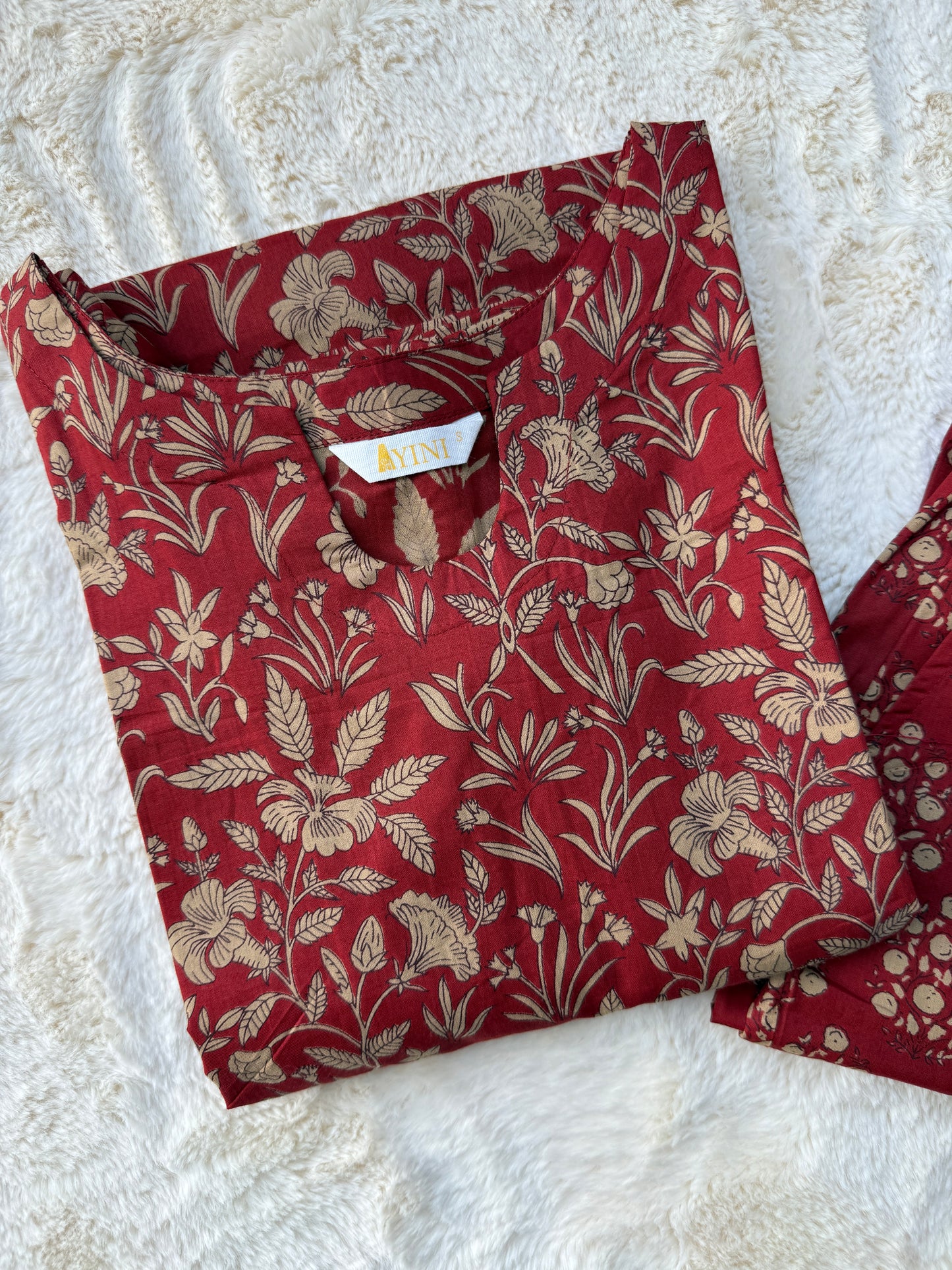 Crimson Bloom Co-ord Sets