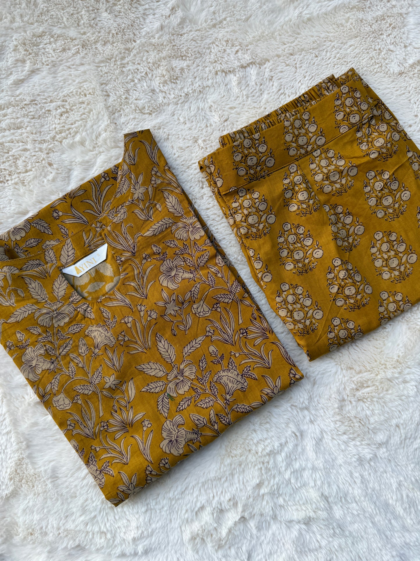 Yellow Bloom Co-ord Sets