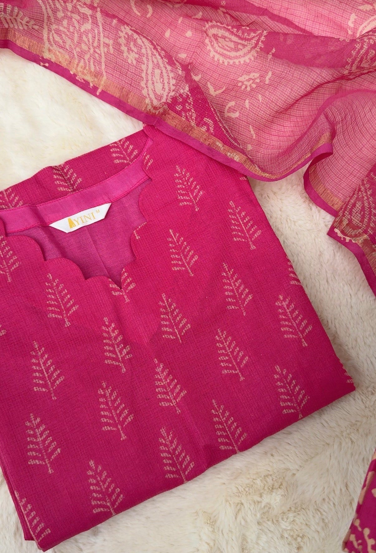 Rani Pink Kota 3 pcs Set