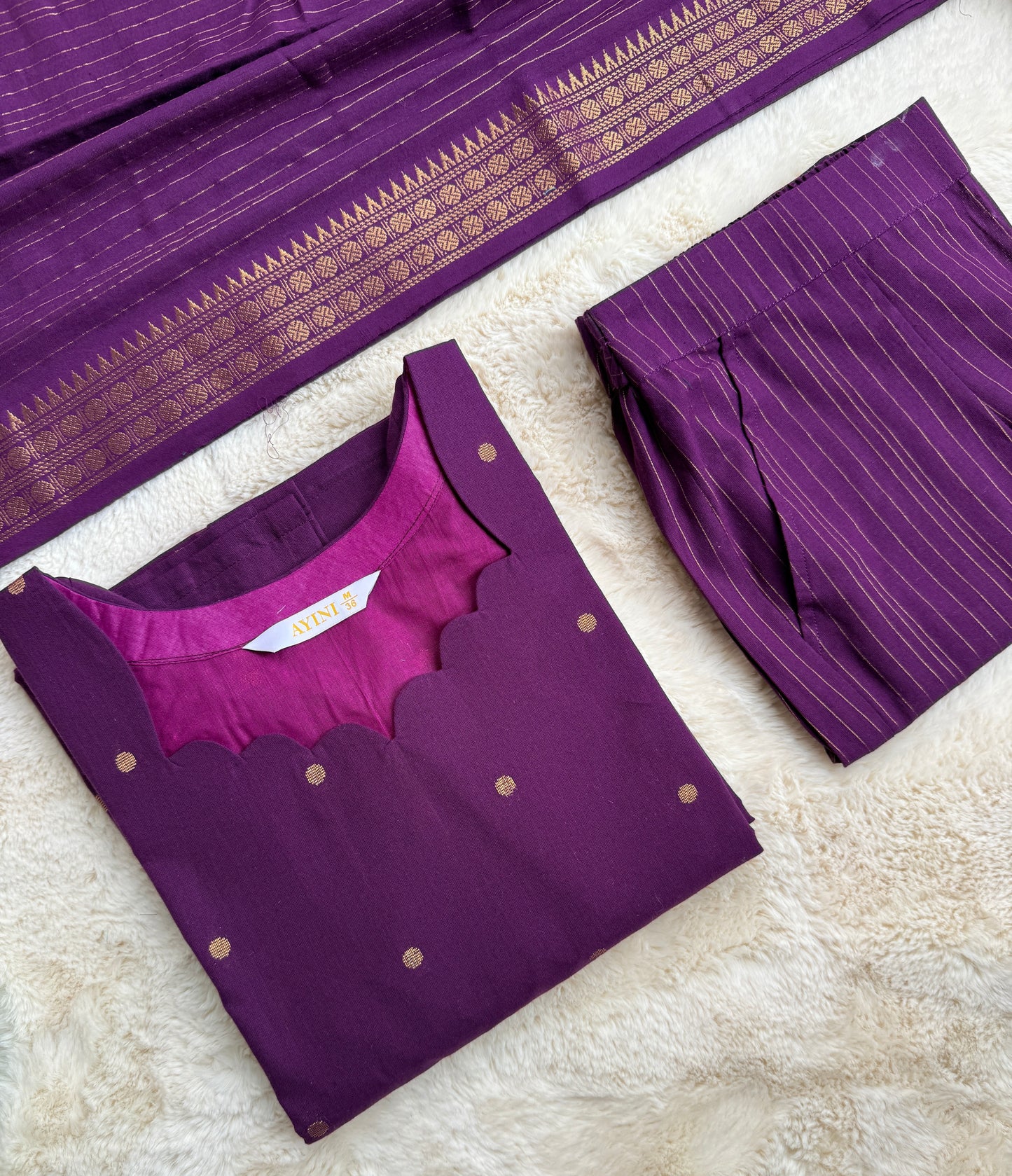 Handloom cotton 3 pcs Set