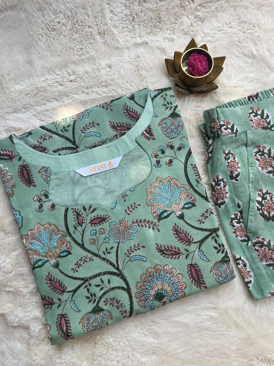 Hand block Print Co-ord sets