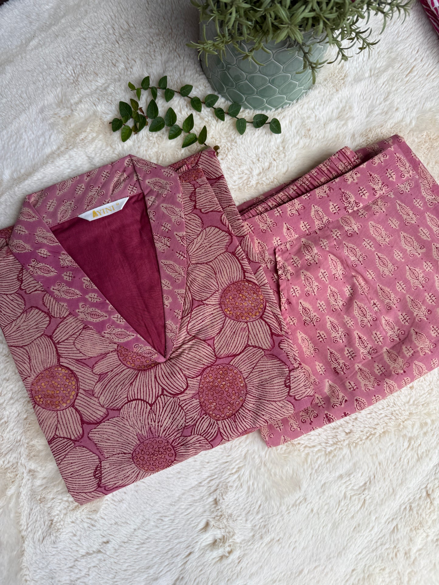 Rosy Floral Co-ord sets
