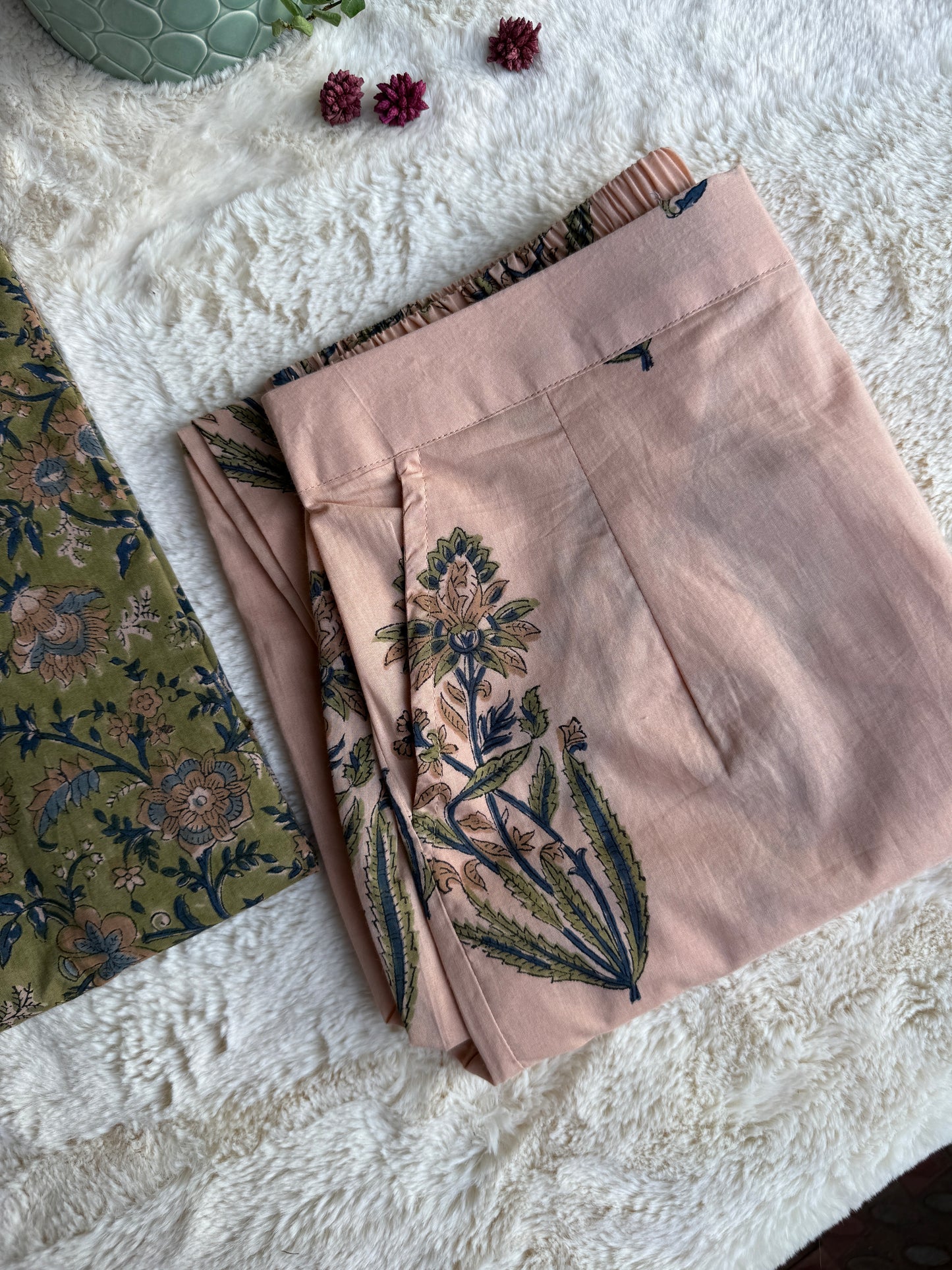 Olive Petal Co- ord sets
