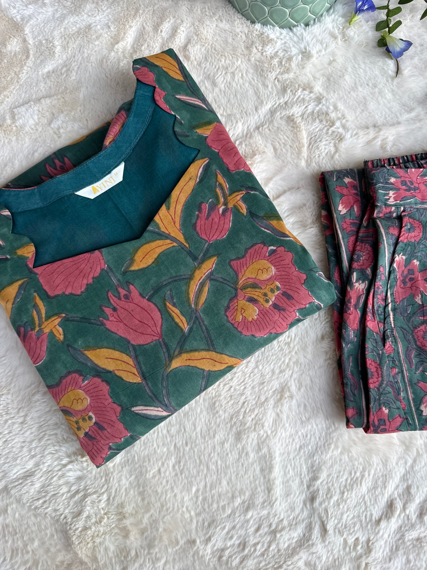 Teal Garden Co-ord sets