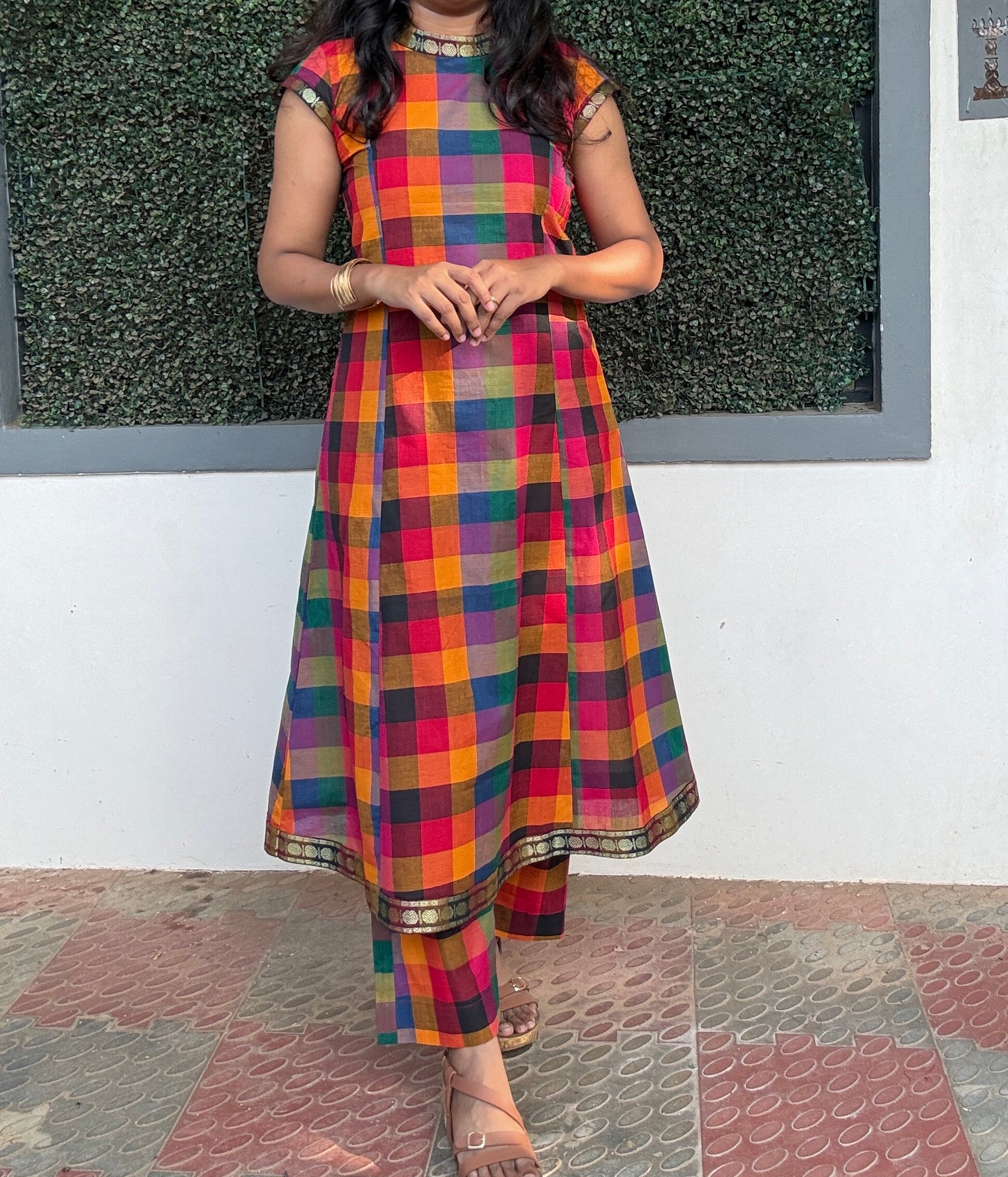 Madras checks - Aline Top & pant