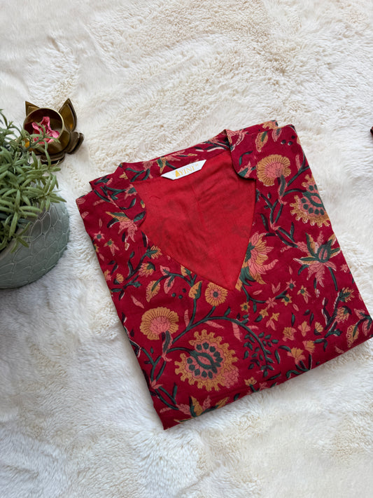 Floral Red Co-ord sets