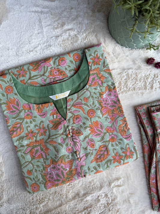 Mint Bloom Co-ord sets
