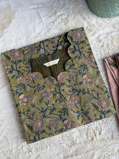 Olive Petal Co- ord sets