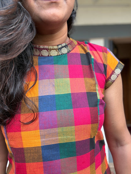 Madras checks - Aline Top & pant