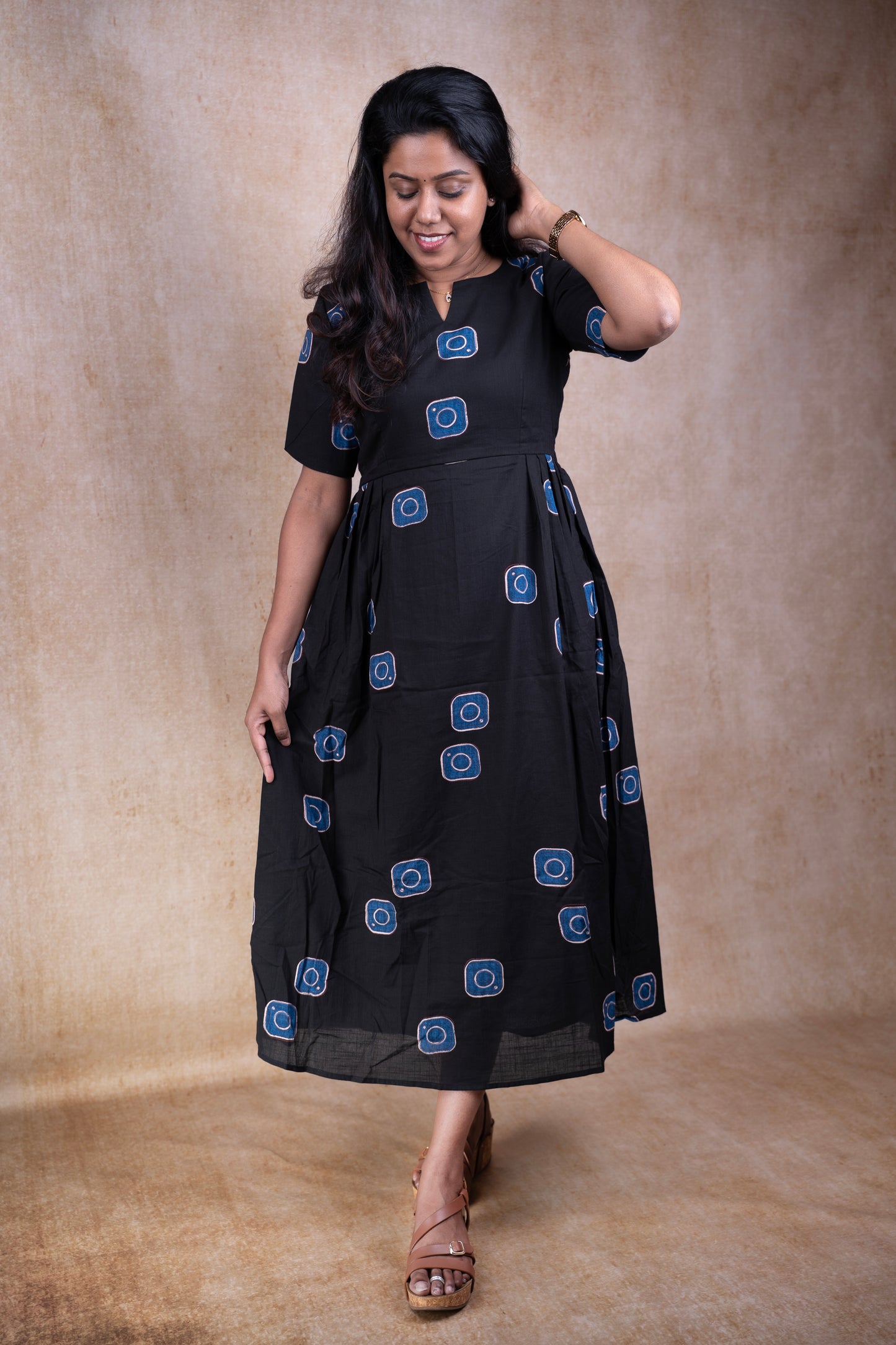 Black Casual Chic Maxi