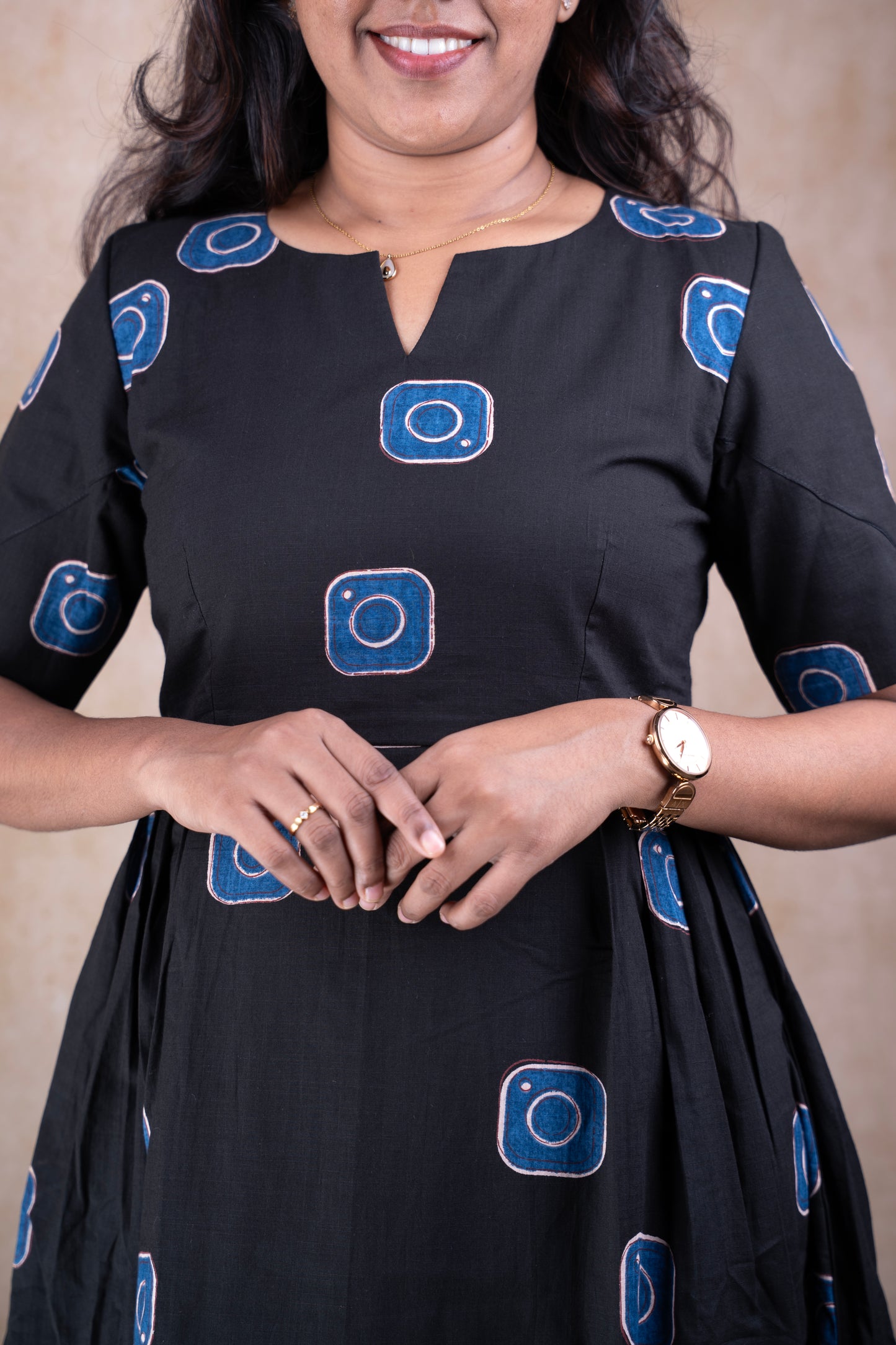 Black Casual Chic Maxi